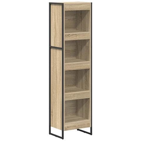 Armadio per Libri Sonoma 80 x 30 x 155 cm Legno multistrato - Foto 1