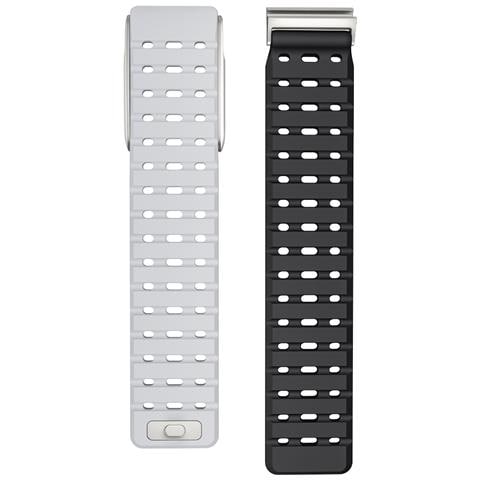 Cinturino In Silicone Magnetico Traspirante Compatibile Con Whoop 5.0 - Comodo Cinturino Di Ricambio Black+grey - Foto 1