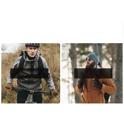 Guanti Invernali In Pelle Di Agnello Caldi - Guanti Touchscreen Per Uomo E Donna Khaki M - Foto 2