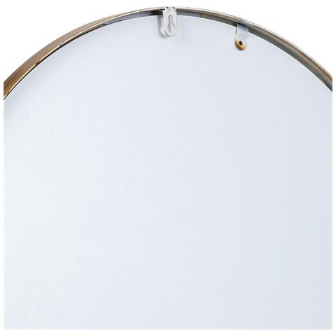 Specchio Da Parete In Metallo Dorato 61x2,5x61h - Foto 7