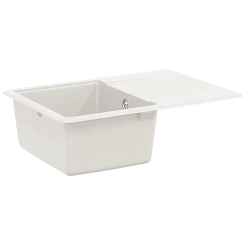 Lavello Bianco 670 x 460 mm 80% Quarzo e 20% Resina - Foto 1