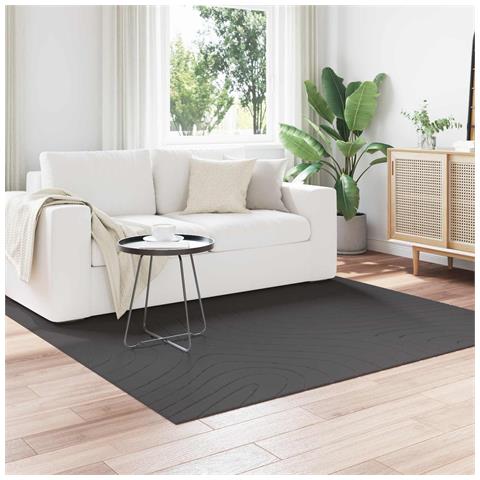 Tappeti per area HUARTE Antracite 120 x 120 cm Poliestere - Foto 2