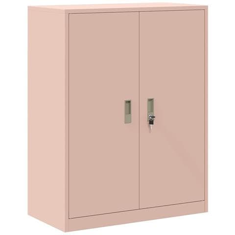 Armadio Rosa 80 x 40 x 105 cm Acciaio - Foto 1