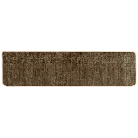 Runner Tappeto MARSA Verde Foresta 400 x 80 cm Poliestere e PVC - Foto 1