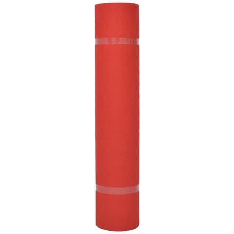 Tappeto Tinta unita Rosso 1 x 12 m Tessuto - Foto 1