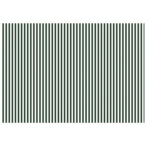 Telo di ricambio per tenda da sole Verde e Bianco 450 × 350 cm - Foto 2