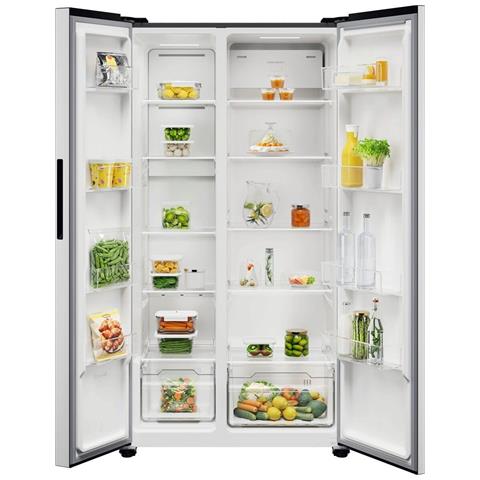 Frigorifero Side by Side Serie 600 Inox 177 cm NoFrost Classe E EAT6ME53U0 - Foto 1
