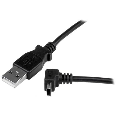 Cavo mini USB 1 m- A a Mini B con angolare verso l'alto - Foto 5