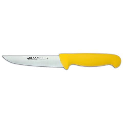 Arcos Serie Menorca Lama Acciaio Inossidabile Nitrum 130 mm Manico Polipropilene Colore Nero Coltello Cucina 