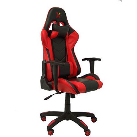 Sedia Gaming Atalaya Similpelle Nero E Rosso Ufficio, Taglia Unica - Foto 1