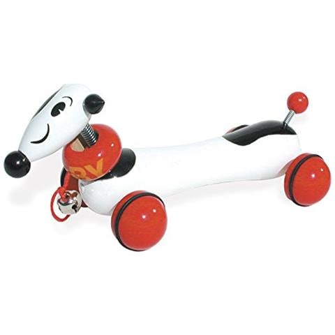 1866 - Toby Egli Cagnolino Gioco Da Tirarein Legno - Foto 1