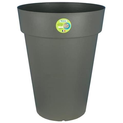 Pot De Fleurs Soleilla - Rond - 50 X 66 Cm - Gris Paillet - Foto 2