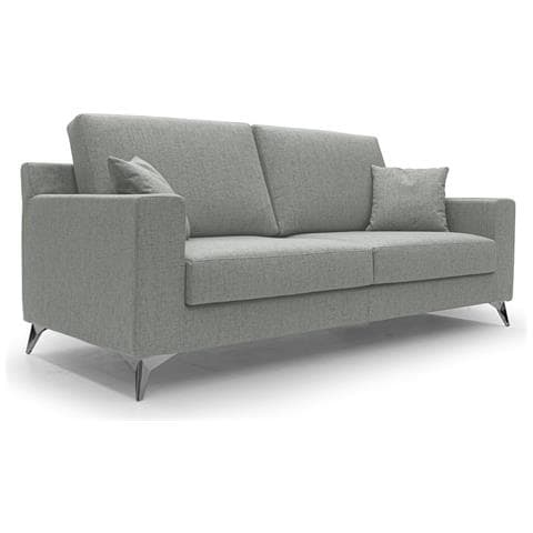 Divano 2 Posti Vertigo Made In Italy 146 Cm Grigio Chiaro - Foto 7