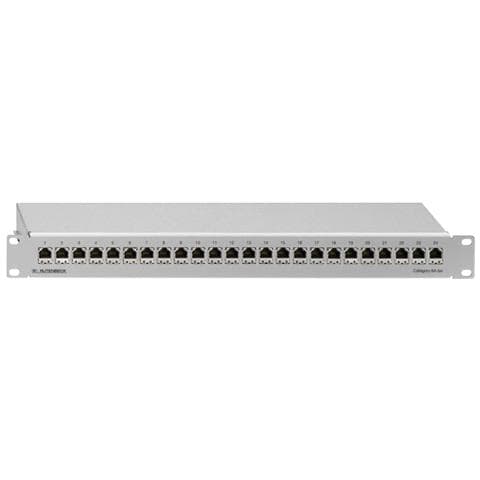 Pp-cat. 6a Iso-24/1 - Patch Panel - Rj-45 X 24 - Hellgrau, Ral 7035 - 1u - 48.3 Cm (19"") (236101100)  - Foto 1