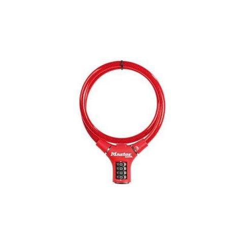 Cavo Lucchetto Per Bicicletta [ cavo 90 Cm] [ combinazione] [ esterno] [ colore Casuale] 8229eurdprocol - Foto 1