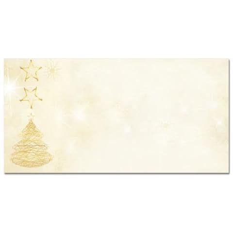 Weihnachts-umschlag ""graceful Christmas"", Din Lang Gummiert, 90 G / qm Spezialpapier, Fr Inkjet / laser / kopierer, - 1 Stck (du083)  - Foto 1