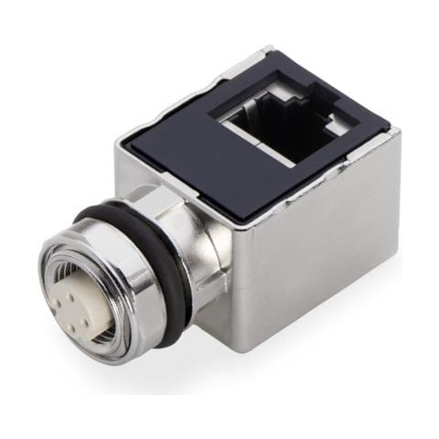 756-9503/040-000 M12 RJ-45 Nero, Acciaio inossidabile cavo di interfaccia e adattatore - Foto 1