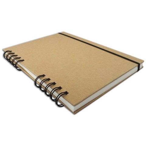 Libro Di Disegno 80 Pagine Bianche 128 G/ M² Con Spirale 15 X 21 Cm - Foto 1
