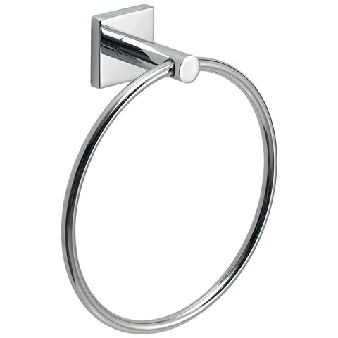 Portasalviette Ad Anello Da Muro In Acciaio Inox Aisi 304 E Cromall Fj70 Serie Fuji Cromato - Foto 2