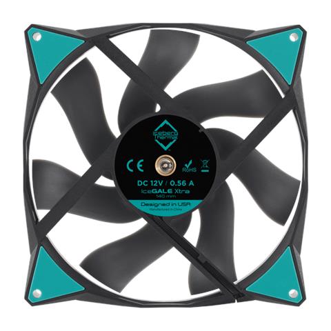 Icegale Xtra Case Per Computer Ventilatore 14 Cm Nero 1 Pz - Foto 3