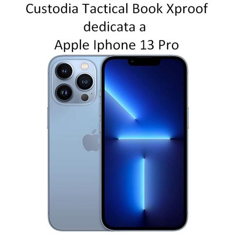 Custodia Originale Book Xproof Flip Case Per Apple Iphone 13 Pro Mud Brown - Foto 2