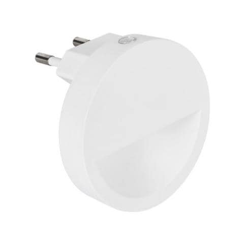 Luce Notturna A Led Con Sensore Rotondo E Visiera - 0,5w - 5lm - 4000k - 04043 - Foto 1