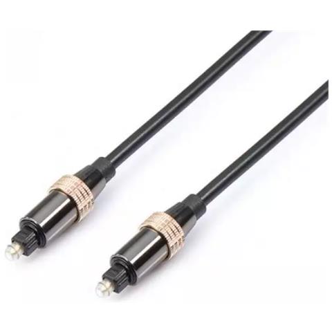 Cavo Audio Ottico Toslink M-M 2m Premium - Nero - Foto 1