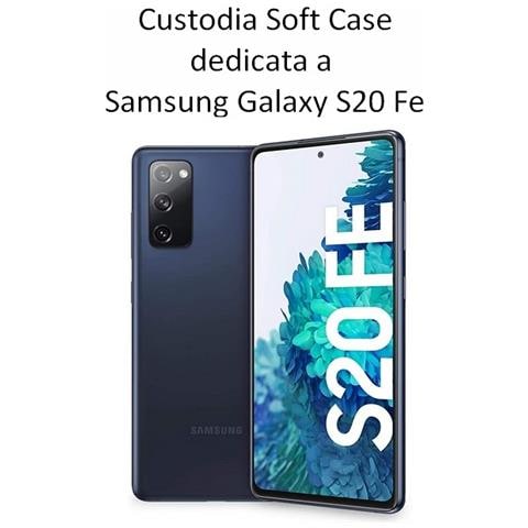 Custodia Tpu Silicone Cover Soft-case Per Samsung Galaxy S20 Fe 4g - 5g Black - Foto 2