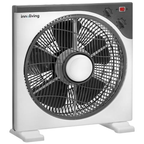 Ventilatore Box INN-505 con Rotazione 360° Griglia Frontale Potenza 45W Colore Bianco /Grigio - Foto 1