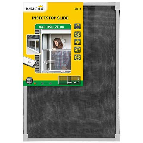 Zanzariera Alluminio Bianco Estensibile Con Cornice Fibra Di Vetro 75 X 100 Cm - Foto 1