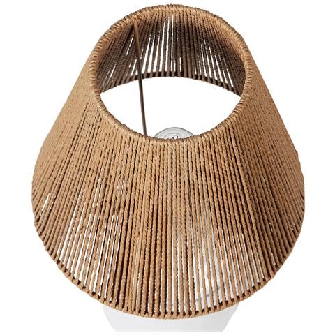 Lampada Da Tavolo Larissos Ceramica Bianco - Foto 2