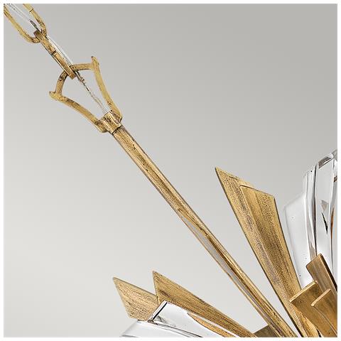 Lampadario Industrial Nordico Vida Acciaio Oro Brunito 13 Luci E14 - Foto 5