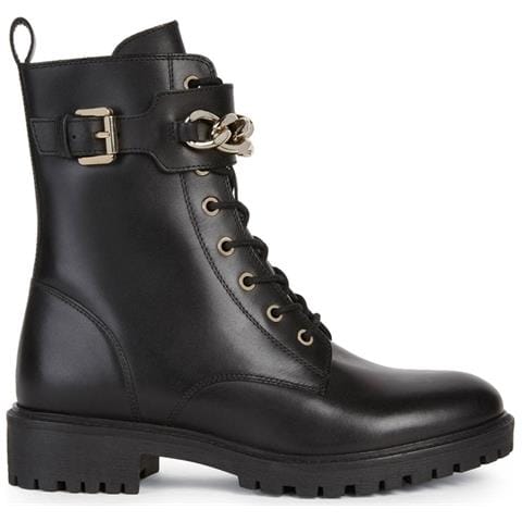 Hoara Booties Stivaletti Pelle Scarpe Donna Nero Eu 36, D26fta 00043 C9999 - Foto 1