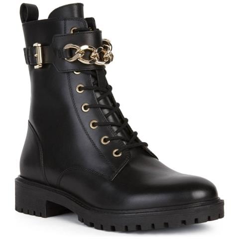 Hoara Booties Stivaletti Pelle Scarpe Donna Nero Eu 36, D26fta 00043 C9999 - Foto 2
