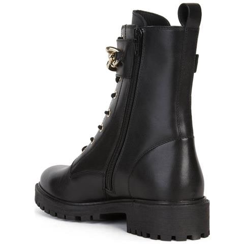 Hoara Booties Stivaletti Pelle Scarpe Donna Nero Eu 36, D26fta 00043 C9999 - Foto 3