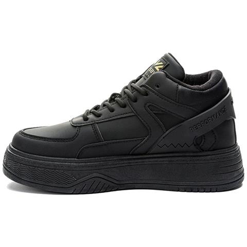 Black Casual Closed Boots Stivaletti Pelle Sintetica Scarpe Donna Nero Eu 37, 438119/01-04 - Foto 3