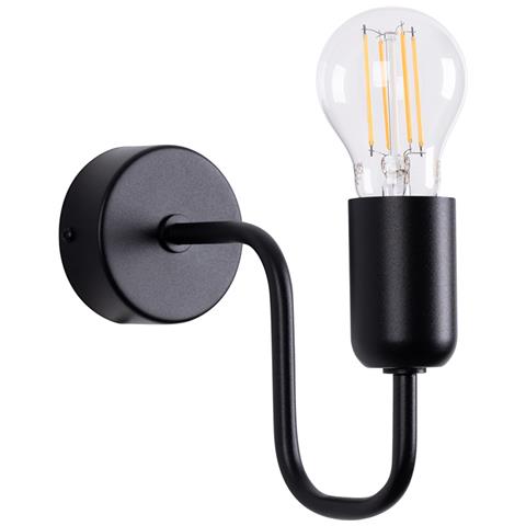 Lampada Da Parete Vector Nero Sl. 1445 - Industriale Lampade Da Parete Nero 20x8.5x15.5 Cm - Foto 1