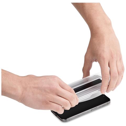 Filtro Privacy a 4 Posizioni per iPhone 15 Plus, Pellicola Protettiva adatta al Touch in Vetro Temperato con angolo di visione a + /- 30° in Oriz /Vert - Foto 2