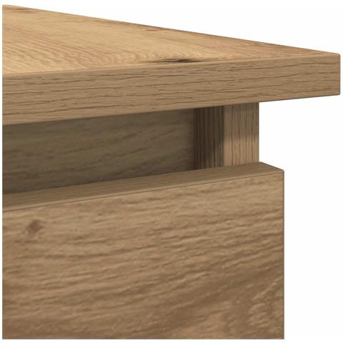 Tavolo Consolle Cassetti Rovere Artigianale 85,5x38,5x74,5 cm - Foto 2
