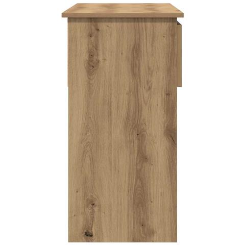 Tavolo Consolle Cassetti Rovere Artigianale 85,5x38,5x74,5 cm - Foto 9