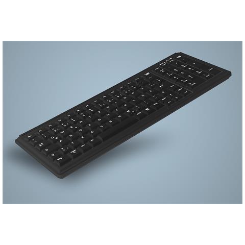 Tastiera Cablato AK-7000-P-B/UK  (Layout Inglese) Colore Nero - Foto 2