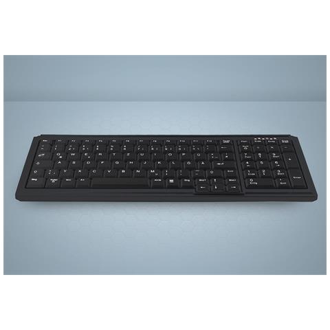 Tastiera Cablato AK-7000-P-B/UK  (Layout Inglese) Colore Nero - Foto 3