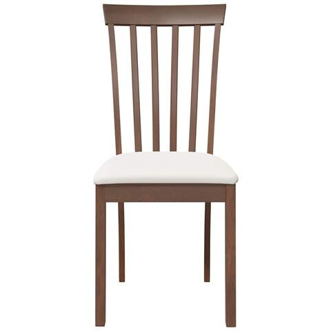 Sedie da Pranzo con Cuscini 2pz Marrone Legno Massello di Hevea - Foto 10