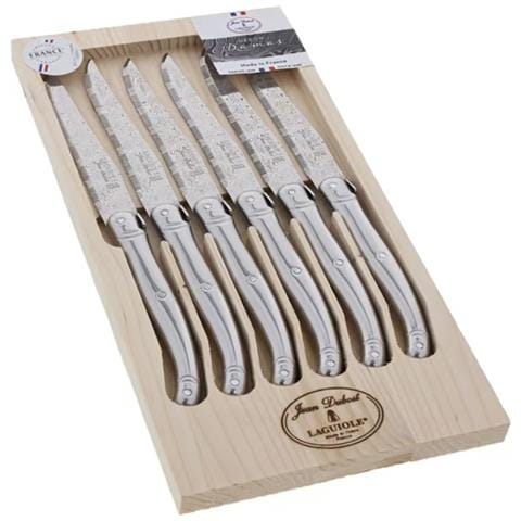Set Di 6 Coltelli Da Bistecca Laguiole In Acciaio Inossidabile - L0060014d32175 - Foto 1