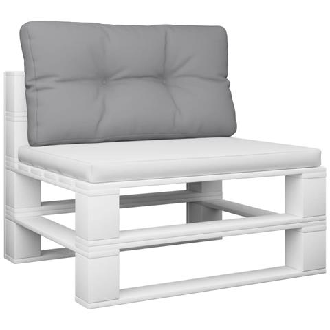 Cuscino Per Pallet Grigio 80x40x12 Cm In Tessuto - Foto 3