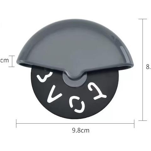 Tagliapizza Rotondo A Rullo In Acciaio Inossidabile Grey - Foto 2