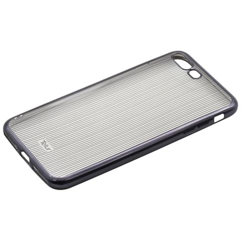 TLL118641 custodia per cellulare 14 cm (5.5") Cover Nero, Trasparente - Foto 2