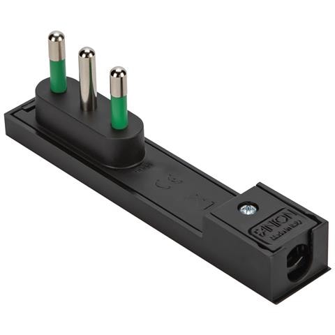 80091 presa elettrica P17 Nero 2P+T - Foto 1