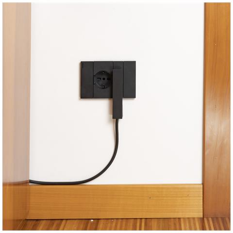 80091 presa elettrica P17 Nero 2P+T - Foto 4