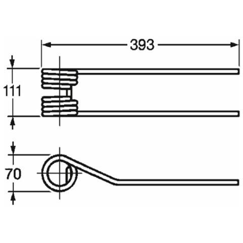 Dente Girello Adattabile Olivi Filo 9,5 Confezione Da 5 Pezzi - Foto 3